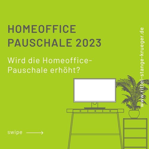 Homeoffice wird noch attraktiver! 🏠 Ab 2023 gibt es eine verbesserte Pauschale für alle, die von zu Hause aus arbeiten....